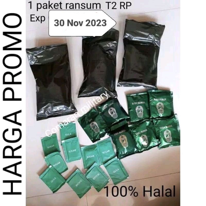 Jual RANSUM T2 RP / MAKANAN TNI SIAP MAKAN / RANSUM TNI | Shopee Indonesia