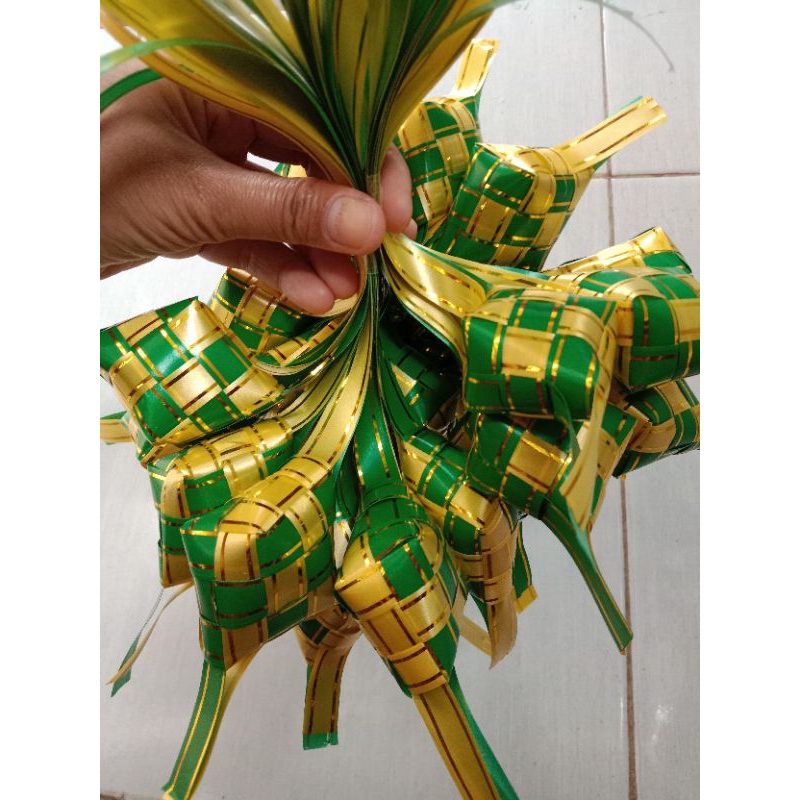 Jual Ketupat Lebaran Pita Jepang Ketupat Hiasan Hampers Lebaran Pita Hias Hiasan Parcel