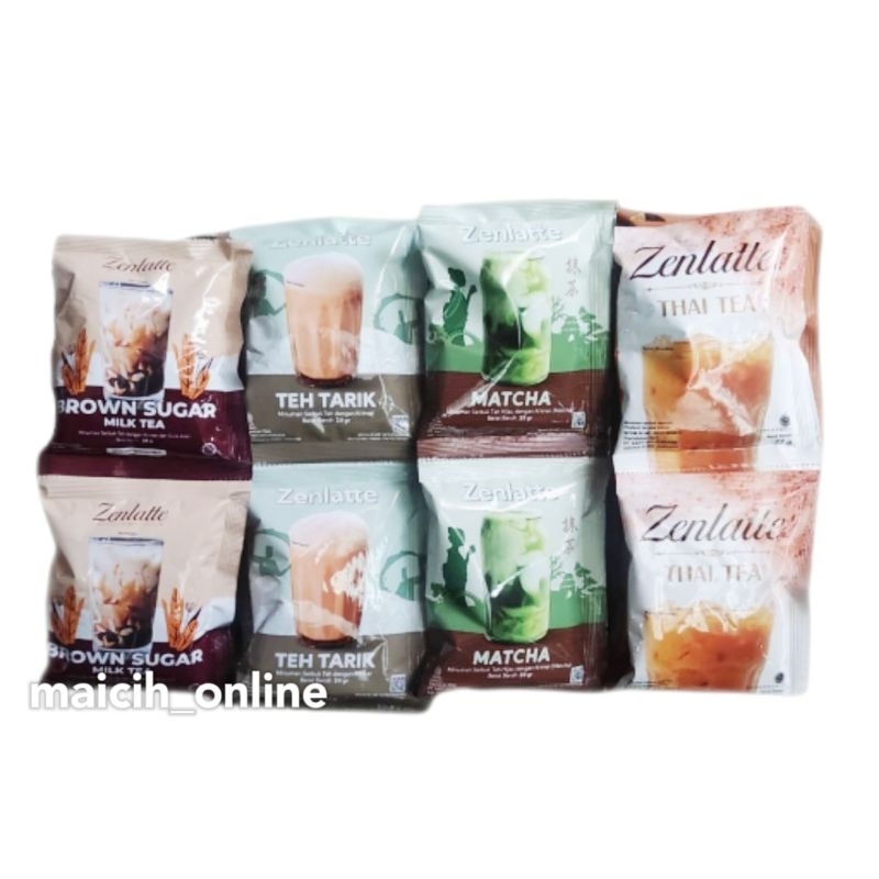 Jual Minuman Serbuk Zenlatte (10 saset) | Shopee Indonesia