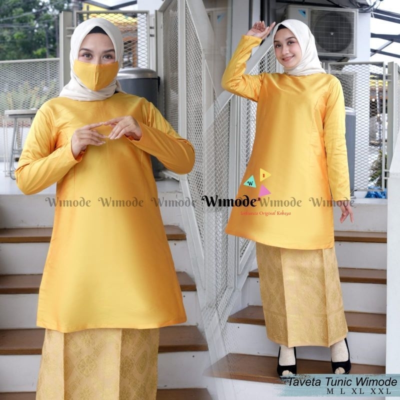 Jual Sk Atasan Kebaya Kurung Taffeta Polos Kebaya Kurung Siti Nurbaya