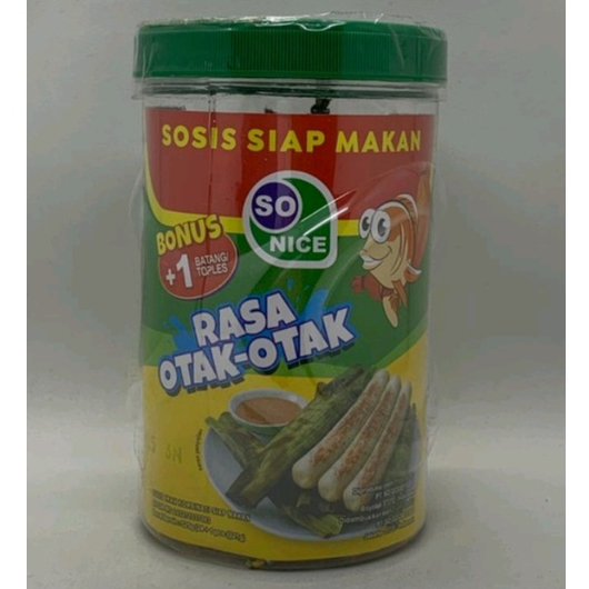 Jual Sosis Siap Saji So Nice Otak Otak Rasa Ikan 1 Toples Isi 24 Pcs