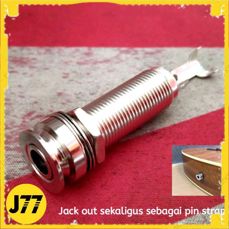 Jual Jack Pin Strap Jek Gitar Akustik Elektrik Shopee Indonesia