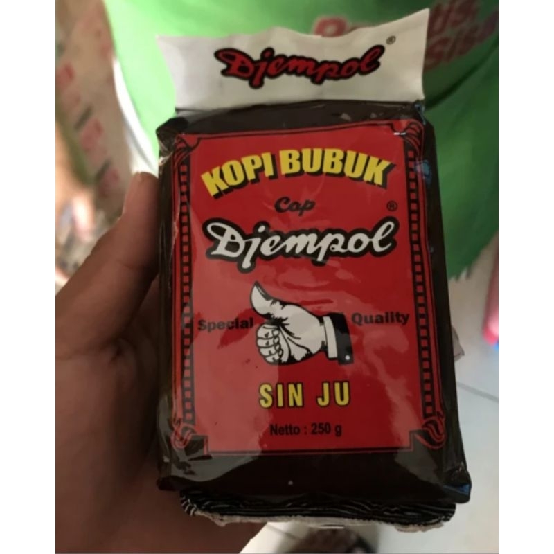 Jual Kopi bubuk 250 gram cap DJEMPOL SIN JU khas Kebumen Buket Mantap ...