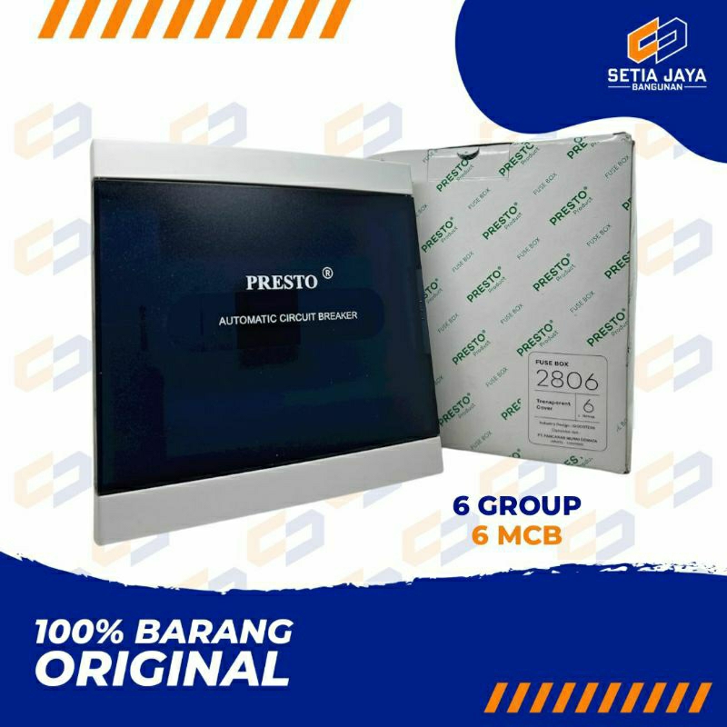 Jual Box / Kotak Mcb / Sekring Listrik Presto 4 / 6 / 8 Grup / Group ...