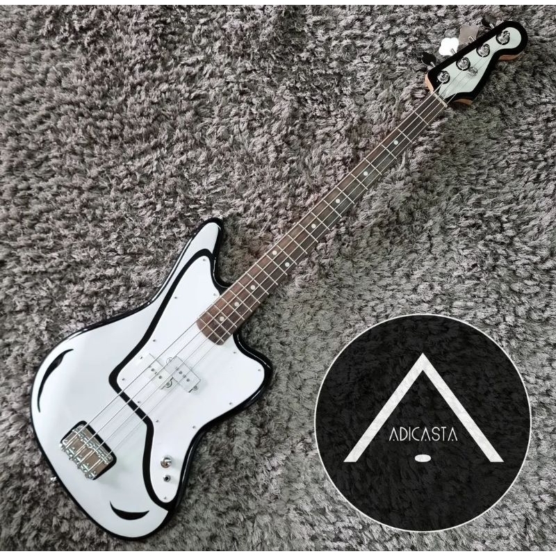 Jual Bass Mark Hoppus Signature White "Edging" Custom Shopee Indonesia