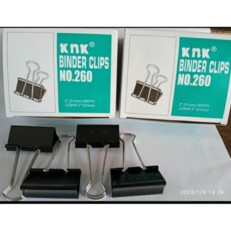 Jual BINDER CLIP 260 / BINDER CLIP BESAR/ BINDER KLIP(HARGA 1 KOTAK ...