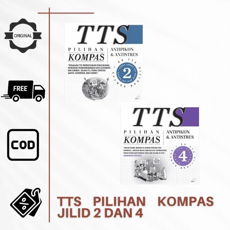 Jual TTS Pilihan Kompas Jilid 2 Dan 4 | TTS Kompas |TTS Anti Pikun Dan ...