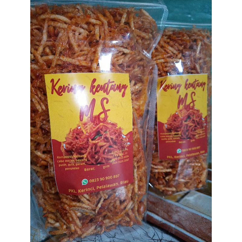 Jual Kering Kentang Mustofa Ms Gram Teri Kacang Shopee Indonesia