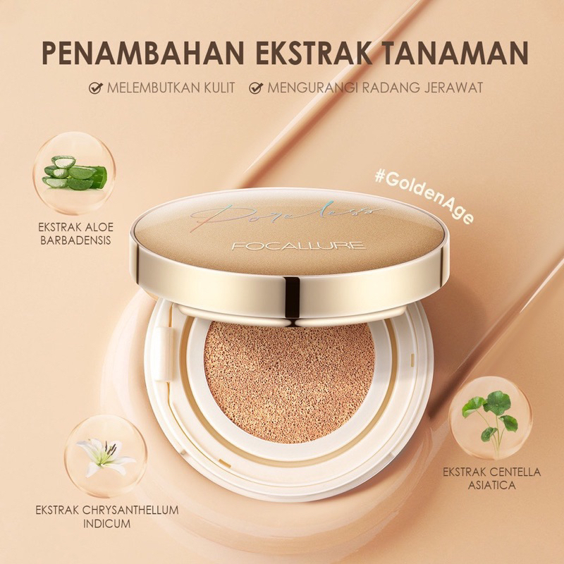 Jual FOCALLURE PORELESS MATTE AIR CUSHION FOUNDATION | Shopee Indonesia