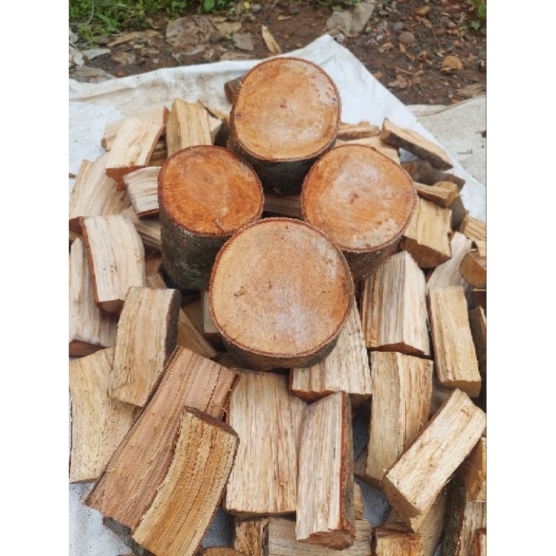 Jual Kayu Bakar Rambutan 1Kg Kering, Smoke Wood Chips Pellet Premium ...