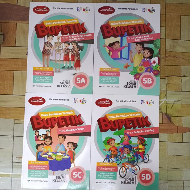 Jual BUKU ORIGINAL BEKAS BUPETIK KELAS 5 SD 5A 5B 5C 5D 5E 5F 5G 5H 5I ...