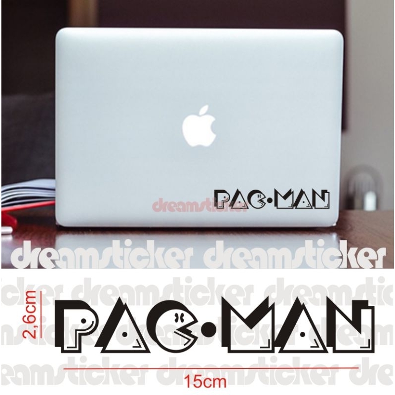 Jual Stiker PAC MAN Sticker Laptop MacBook Decal | Shopee Indonesia