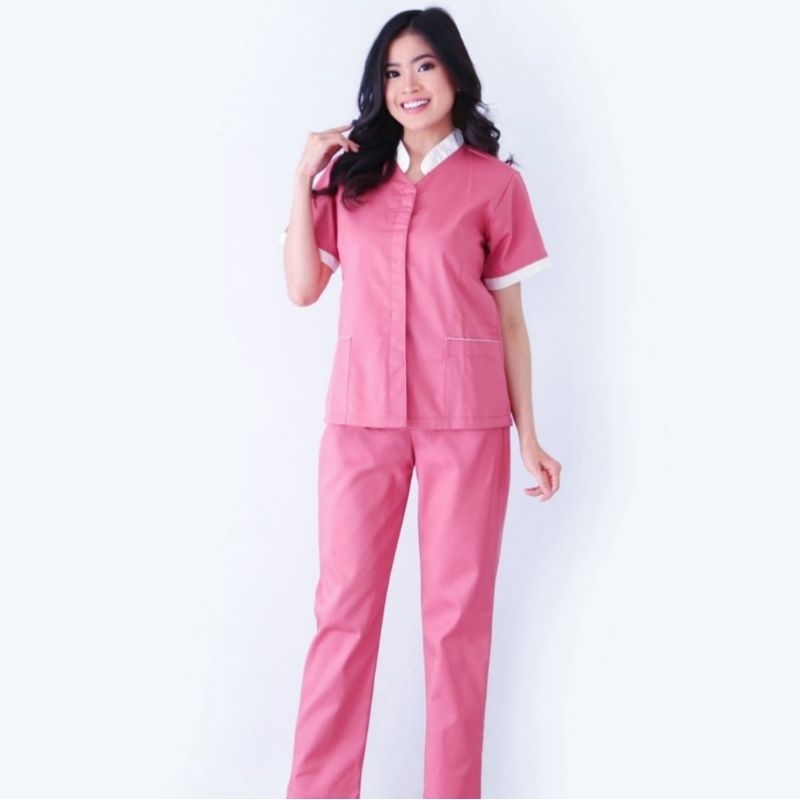 Jual Renne Seragam Suster Calia Berry Baju Suster Jumbo Baju Baby Sitter Big Size