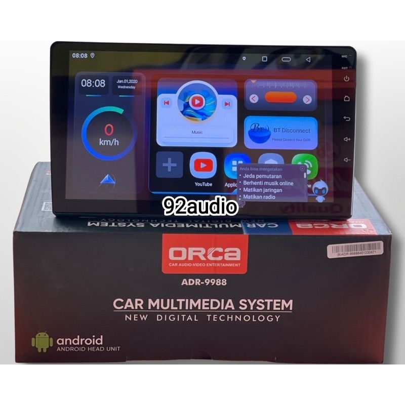 Jual Orca Adr Headunit Android Inch Inch Carplay Android Auto Shopee Indonesia