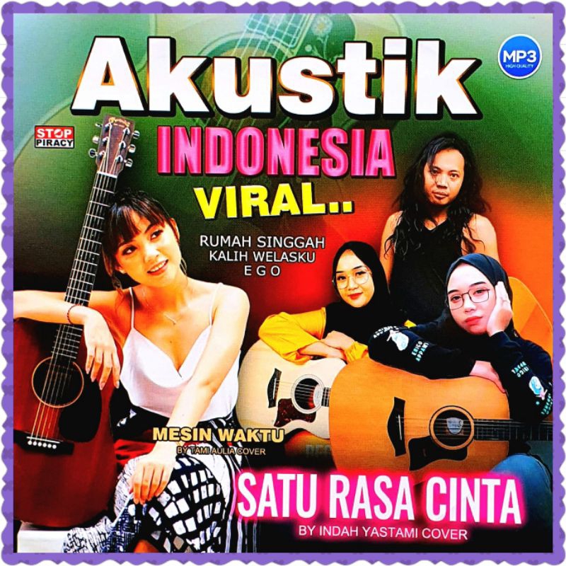 Jual Kaset Mp3 Lagu Pop Indonesia Cover Akustik Terbaru Kaset Mp3