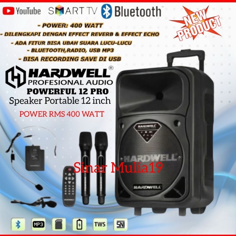 Jual Speaker Portable Meeting Inch Hardwell Powerful Pro Original Shopee Indonesia