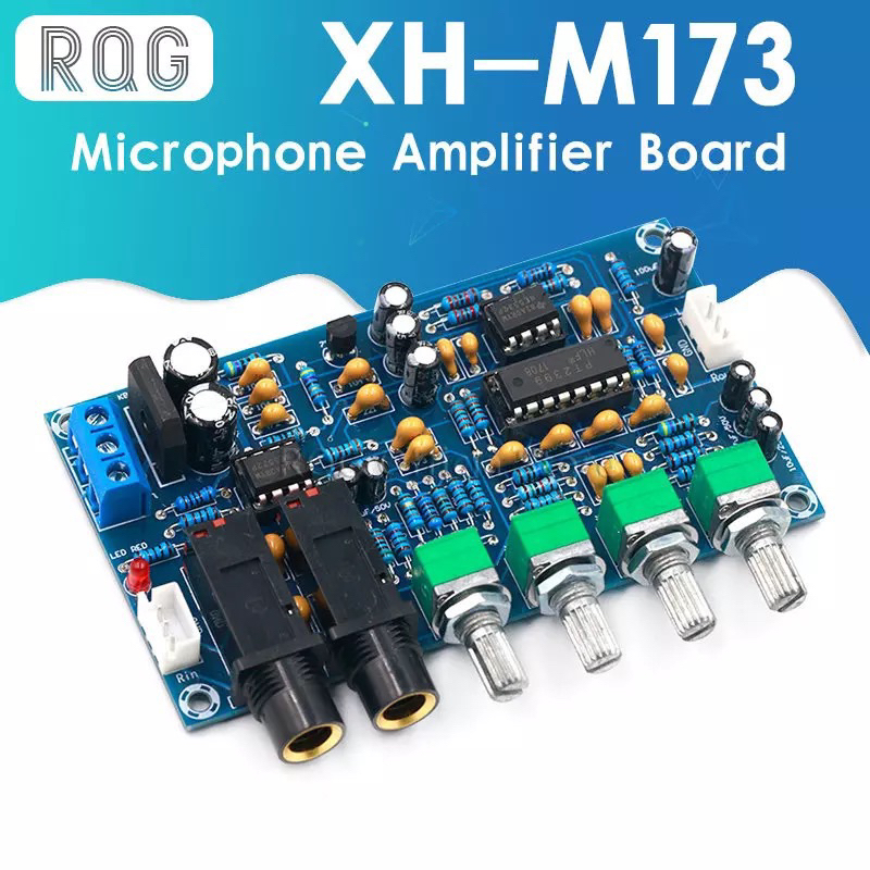 Jual XH-M173 MIKROFON AMPLIFIER KARAOKE 12-24V DC | Shopee Indonesia