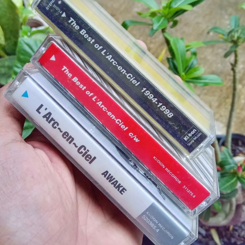 Jual Kaset Pita Larc En Ciel Bekas Paket 3 Kaset Shopee Indonesia 