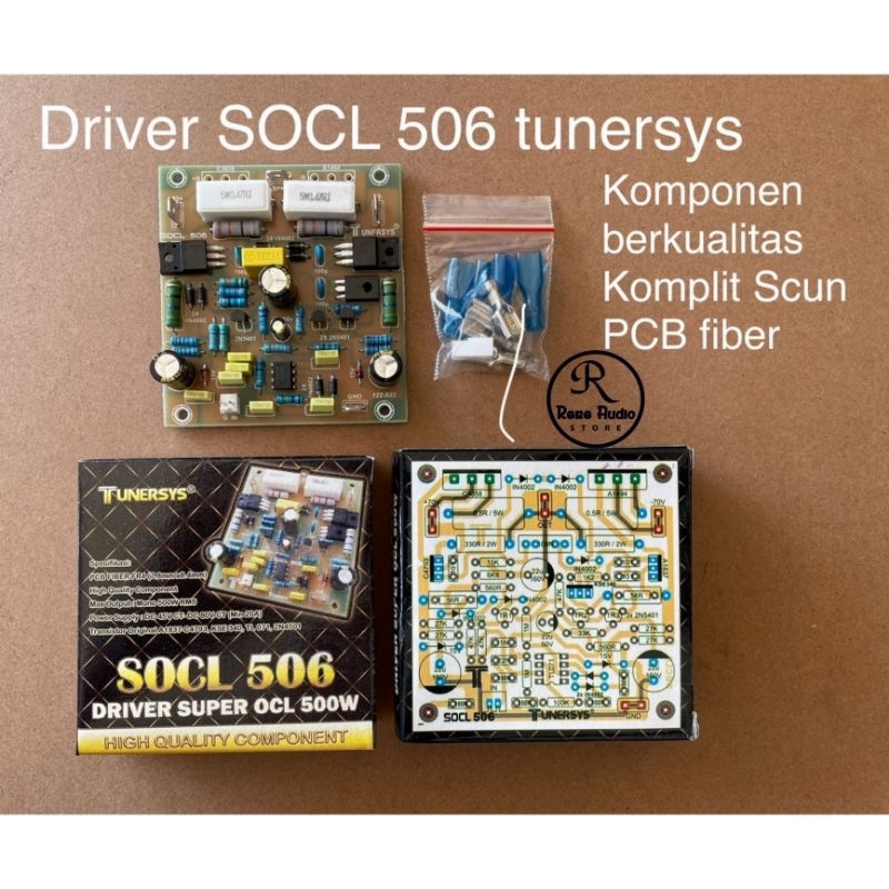 Jual Kit Driver SOCL 506 Fiber 500watt Socl506 Produk Tunersys | Shopee