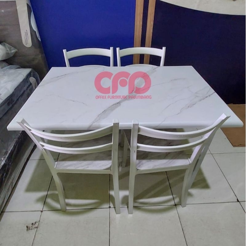 Jual meja makan olympic DTM MARBLE dinning table meja cafe meja kursi ...
