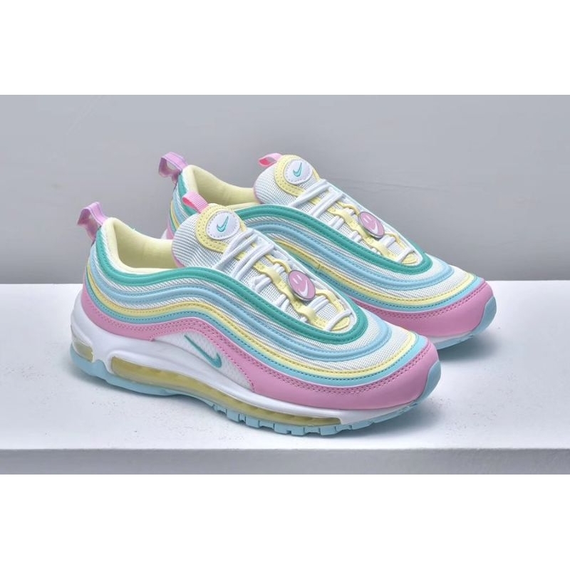 Easter air max 97 pink white yellow green online