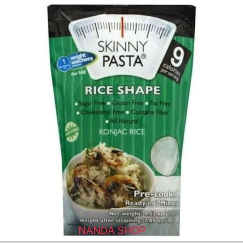 Jual Skinny pasta organic Rice shape 9 cal 200gr | Shopee Indonesia