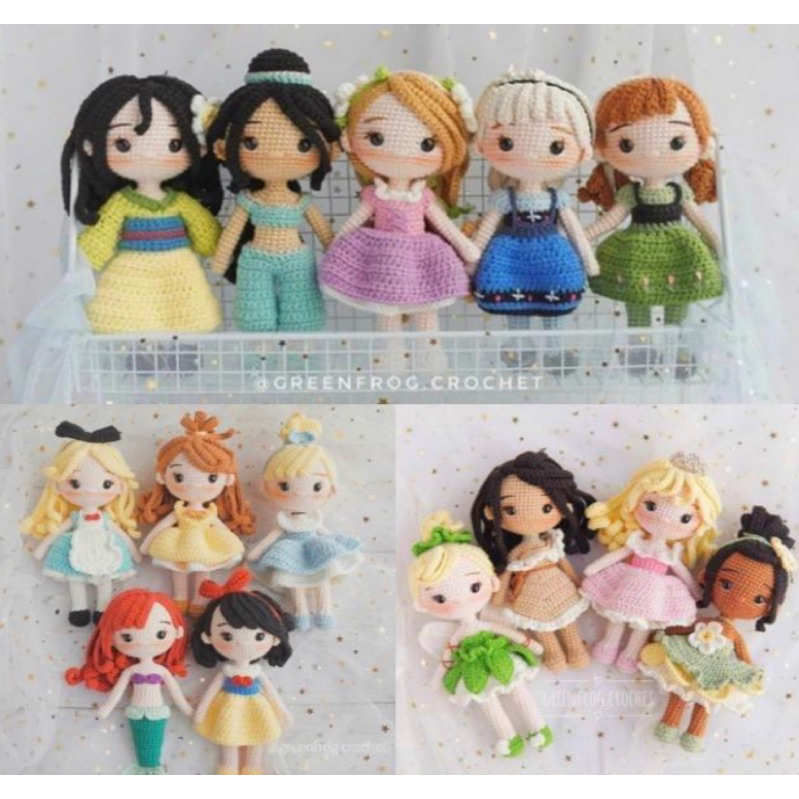 Jual Boneka Princess/ Princess Crochet Amigurumi/ Princess Amigurumi ...