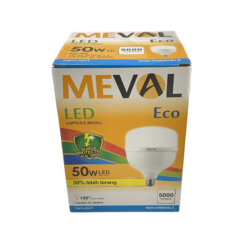 Jual Lampu LED Meval Kapsul ECO 30W 40W 50W | Shopee Indonesia