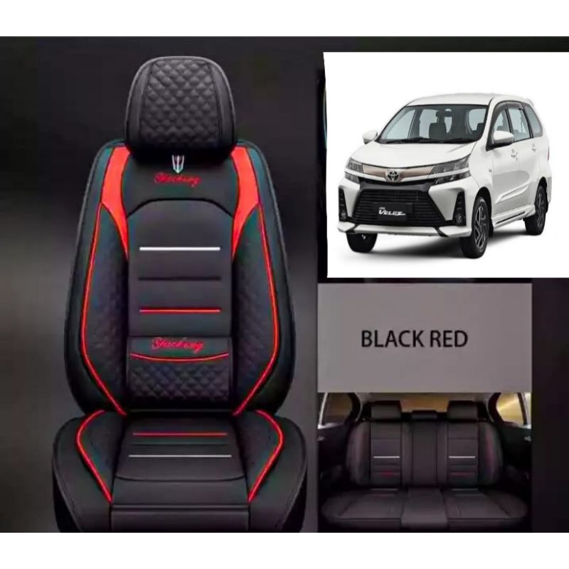 Jual sarung jok mobil Avanza xenia 2016 -2021 full set 3 baris | Shopee ...