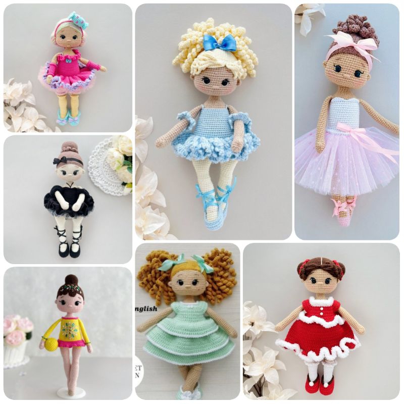Jual {Amigurumi Crochet Pattern PDF File} Gadis Penari Balet (Pola ...