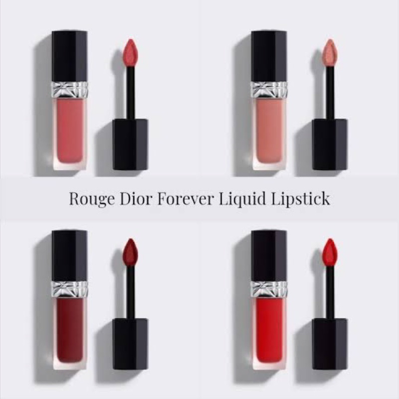D.I.O.R FOREVER LIQUID LIPSTICK 100 200 300 558 458 FOREVER GRACE FOREVER PARIS FOREVER NUDE FOREVER NUDE STYLE