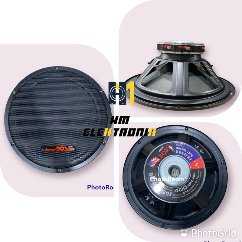 Jual Speaker American Boss 1500 Subwoofer 15inch Shopee Indonesia