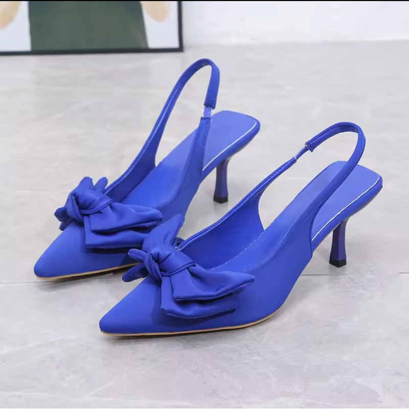 Jual high heels ribbon zarx mm05 | Shopee Indonesia