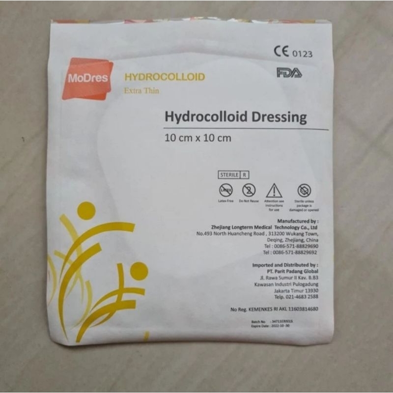 Jual Modres Hydrocolloid Dressing 10x10 Plester Luka Diabetes Decubitus