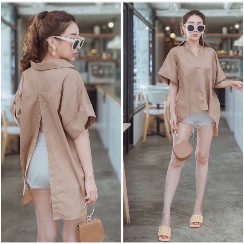 CHERRY BLOUSE ATASAN KOREA