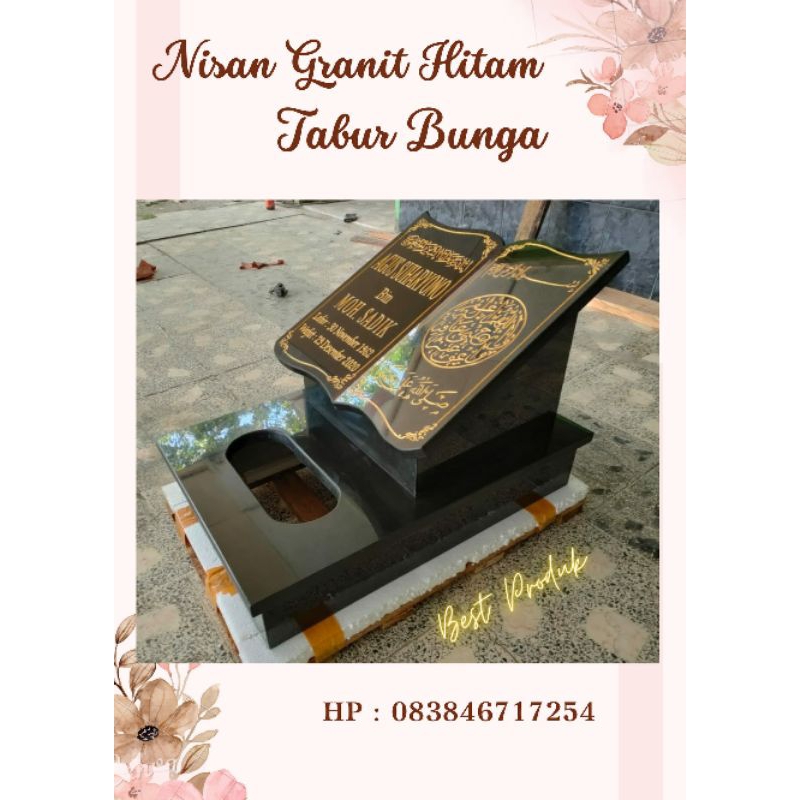 Jual Nisan Granit Model Buku Nisan Makam Granit Nisan Kuburan Patok