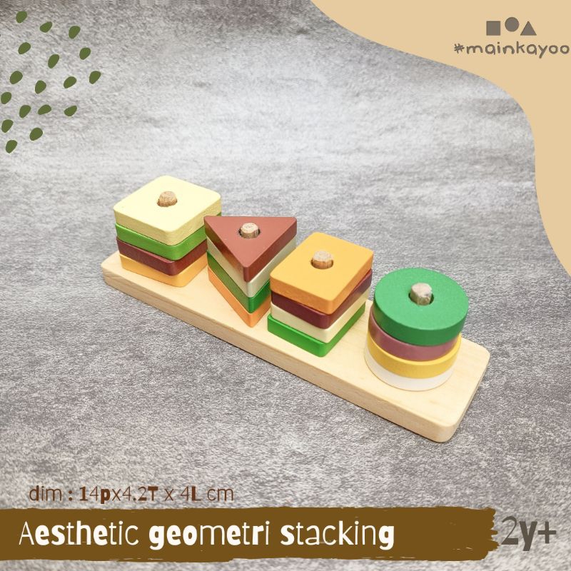 Jual AESTHETIC GEOMETRY STACKING - MAIN BALOK SUSUN BENTUK - Geometri ...
