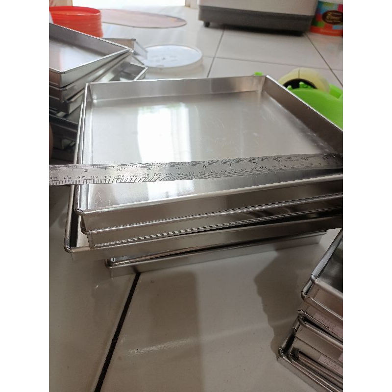 Jual Loyang Oven Loyang Kue Kering Persegi Tinggi Cm Shopee Indonesia