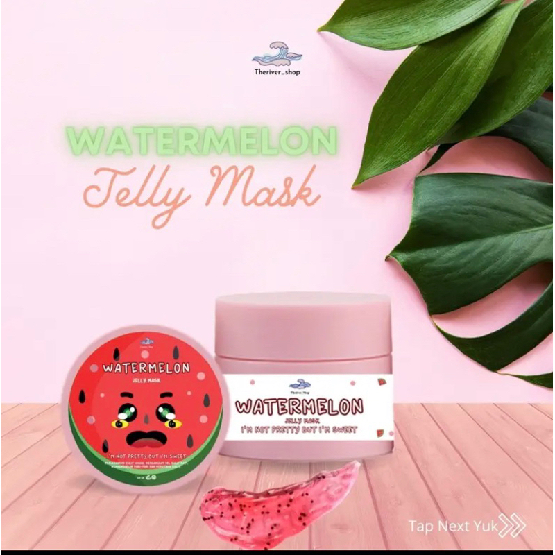 Jual (SALE)Theriver 2 in 1 jelly & Sleeping Mask Watermelon 50 Gram