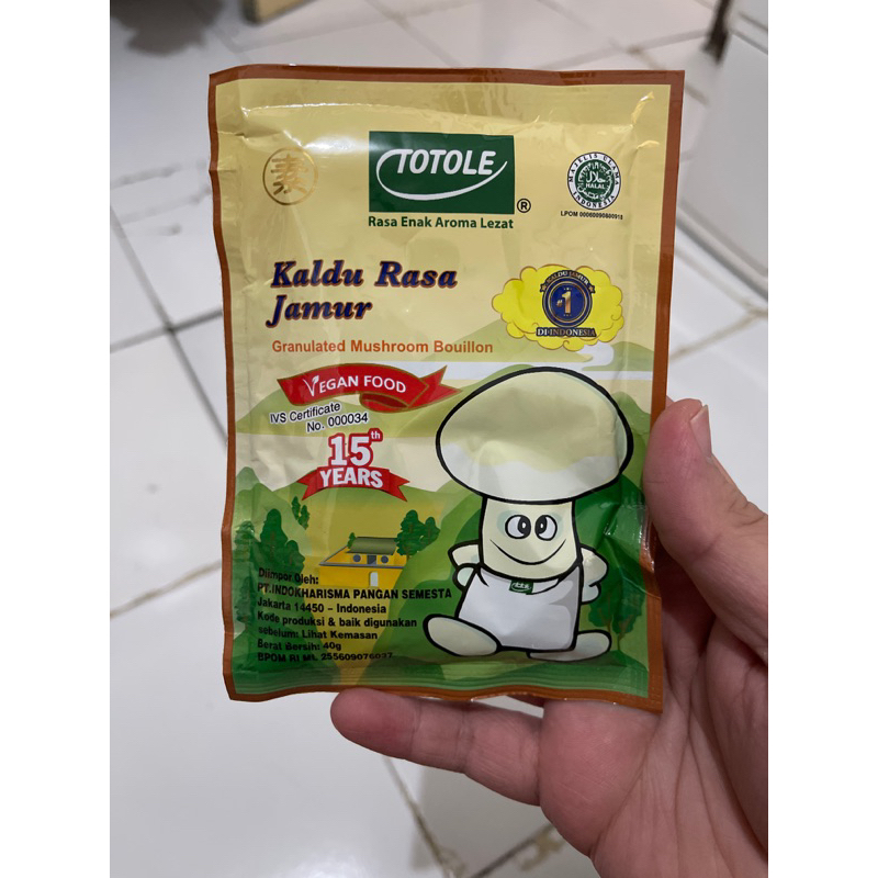 Jual Totole Kaldu Jamur 40 Gr Shopee Indonesia