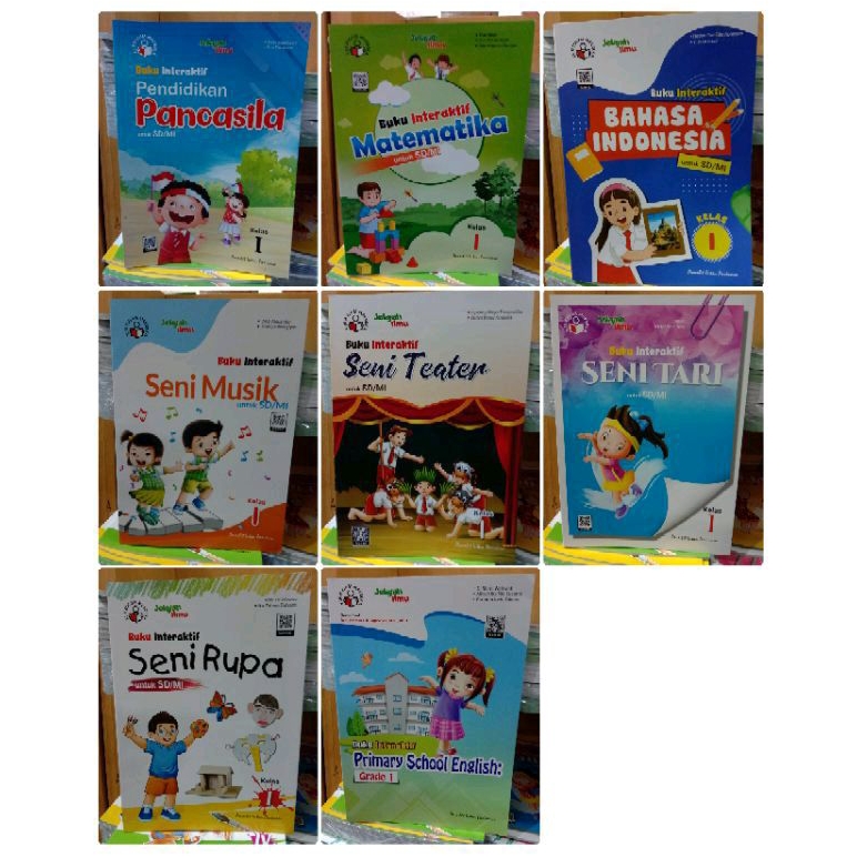 Jual Buku Paket Kelas 1 Sd Kurikulum Merdeka Intan Pariwara Shopee