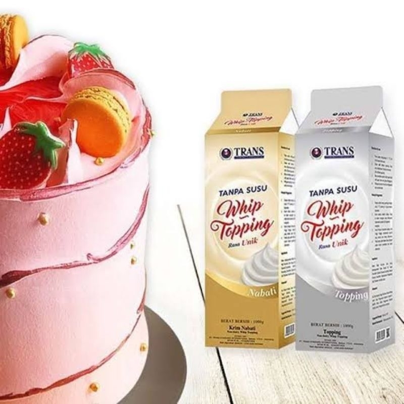 Jual Trans Whipping Cream non Dairy 1liter Shopee Indonesia