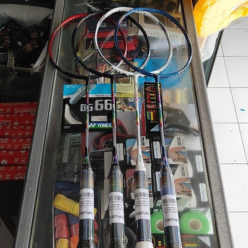 Jual RAKET BADMINTON POWERMAX SPITFIRE 80 THUNDER 755 ORIGINAL | Shopee ...