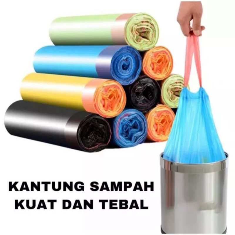 Jual Plastik Sampah Roll Kantong Plastik Bening Kantong Sampah Gulung ...