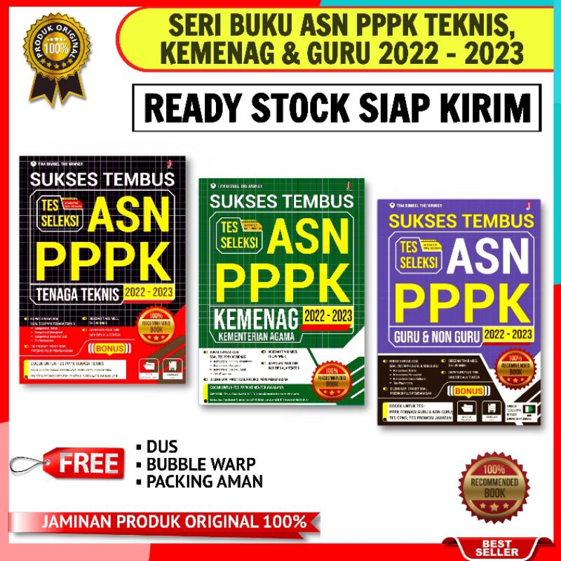 Jual Buku Sukses Tembus Tes Seleksi Asn Aparatur Sipil Negara Pppk