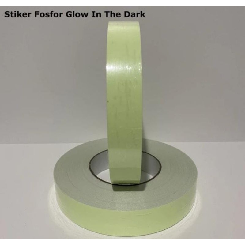 Jual STICKER FOSFOR (GLOW TAPE) Stiker fosfor Glow In The Dark 24mm x ...