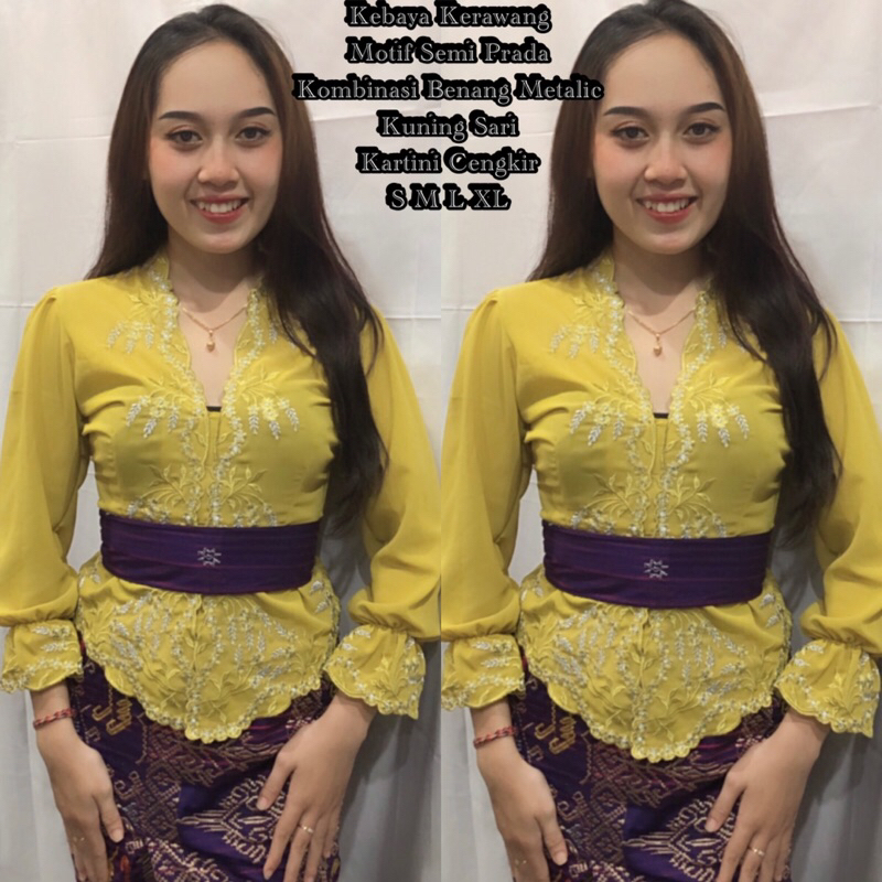 Jual KEBAYA KERAWANG PADI CENGKIR | Shopee Indonesia