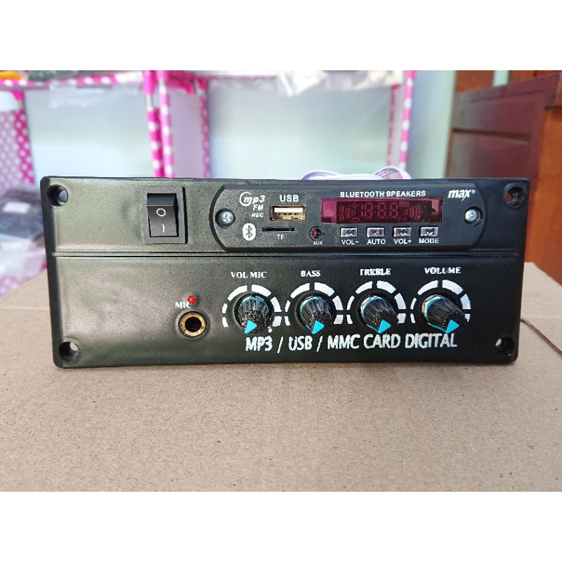 Jual modul kit speaker aktif mono plus MP3 player bluetooth Shopee Indonesia
