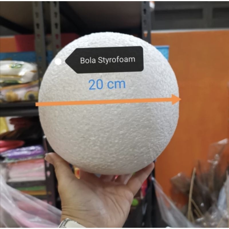 Jual Bola Gabus Styrofoam 20 Cm | Shopee Indonesia