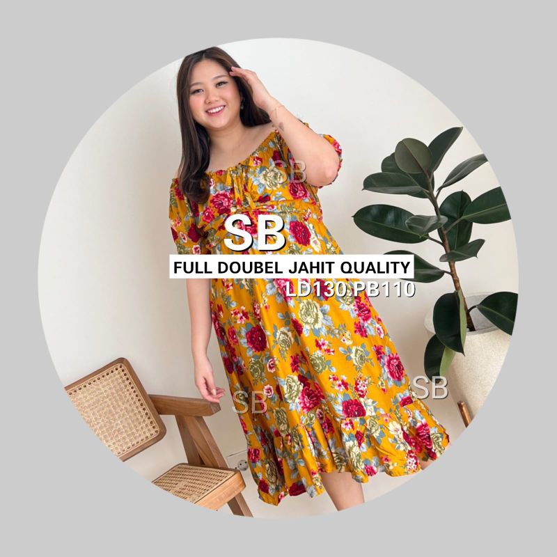 Jual Baju Jumbo Baju Bigsize Dress Jumbo Dress Big Size Ld130 Dress